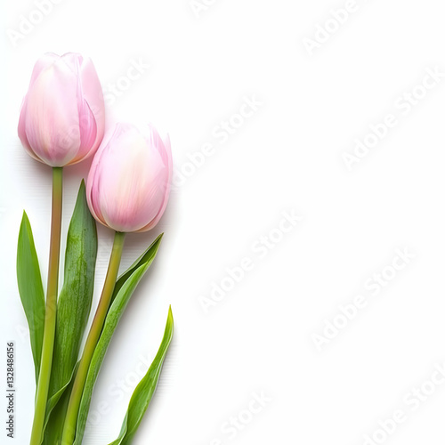 tulip isolated on white