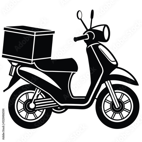 retro vintage scooter