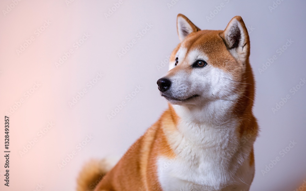 Pet Influencer, Shiba Inu Dog Portrait Studio