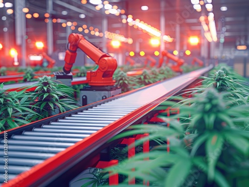Automated cannabis cultivation facility