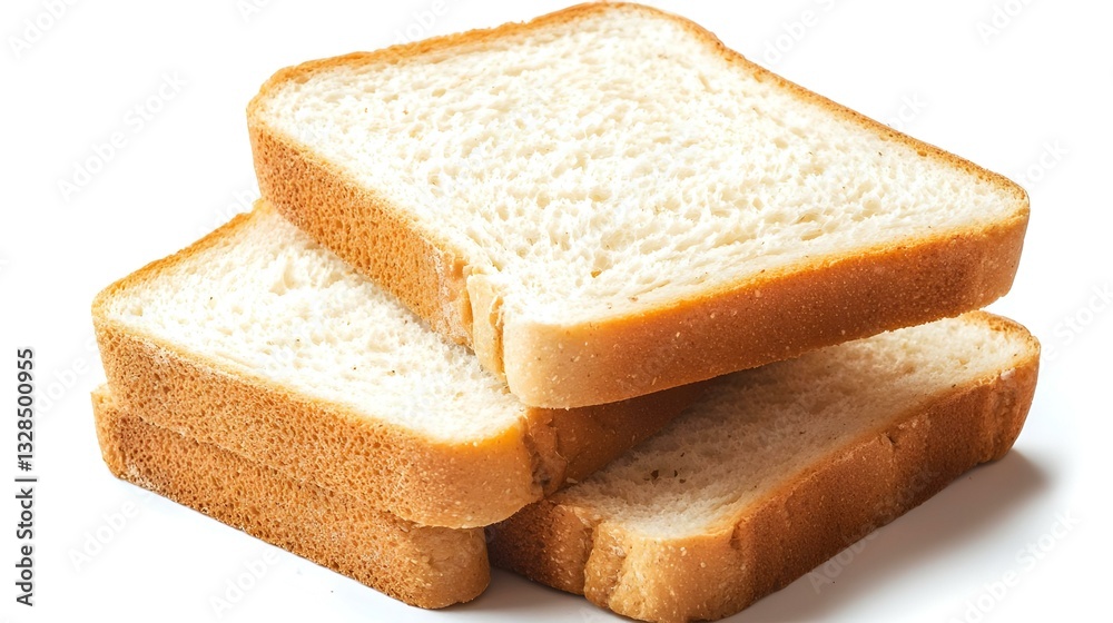 Fresh sliced Multigrain bread isolated on white Fresh sliced Multigrain bread isolated on white