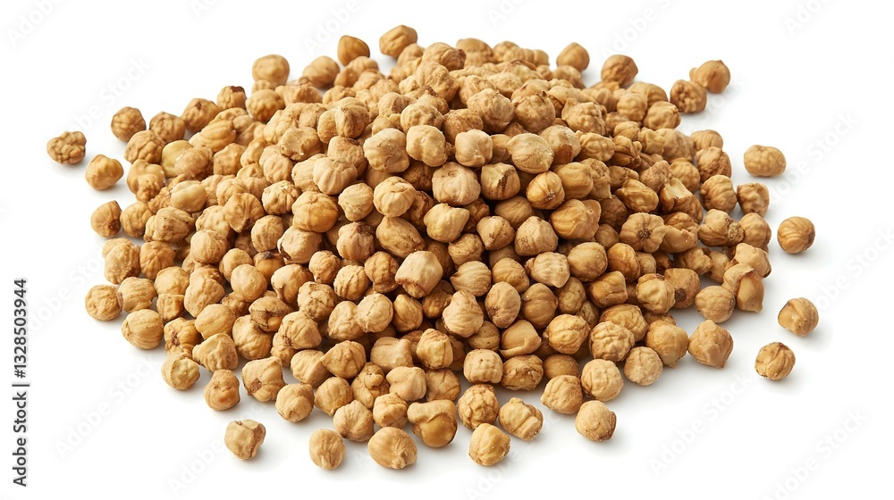 heap of roasted peeled hazelnuts isolated heap of roasted peeled hazelnuts isolated