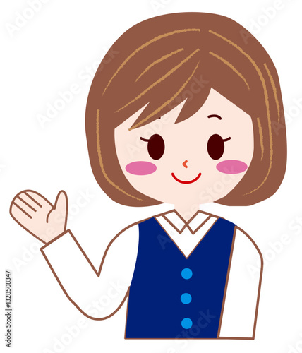 女性店員