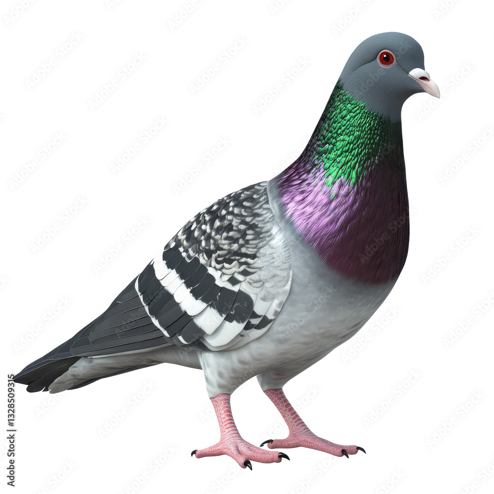 _A_highly_detailed_realistic_pigeon_standing_in__fcb (2)