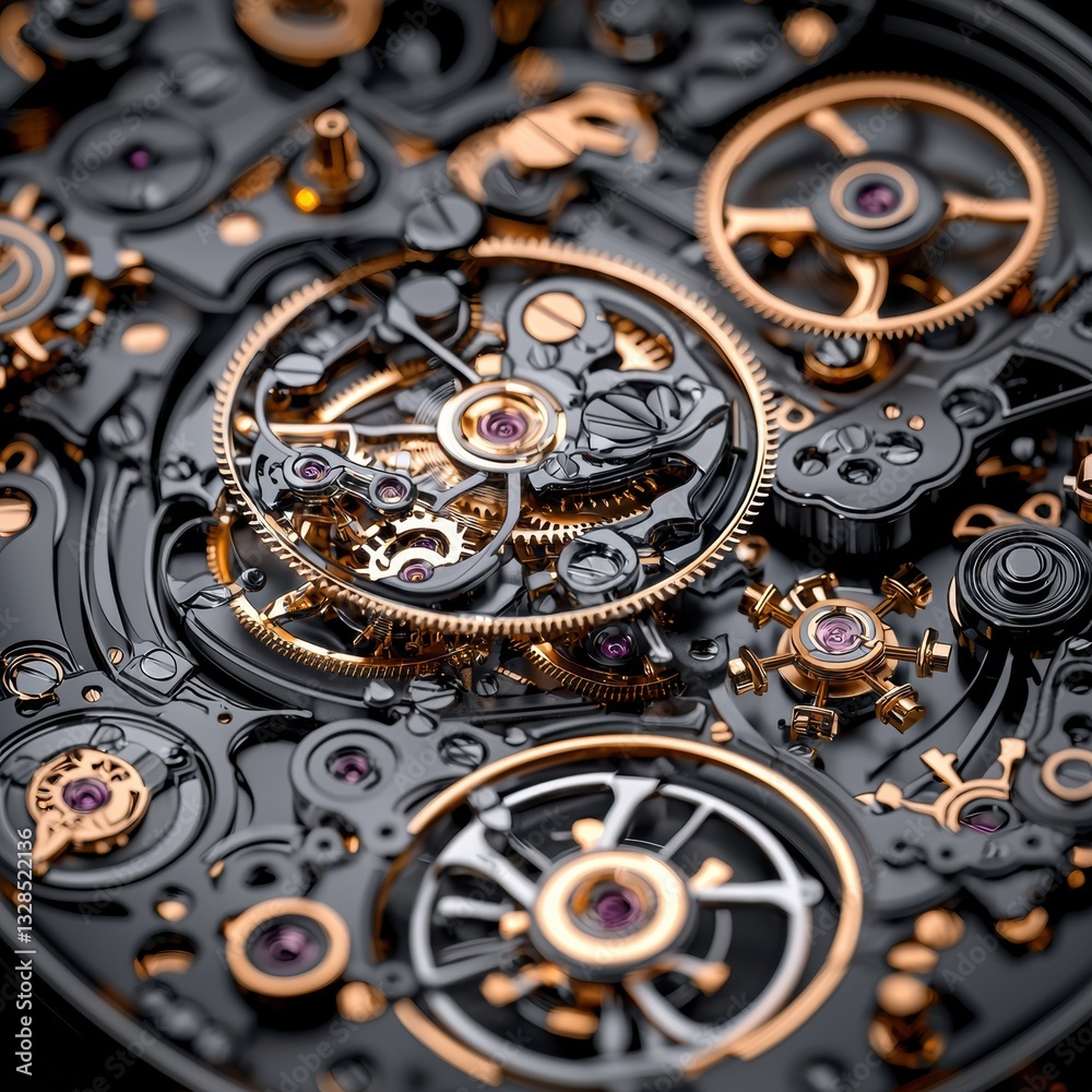 Exploring the Intricate Patterns of Time: A Close Up Look at Watch Gears Exploring the Intricate Patterns of Time: A Close Up Look at Watch Gears