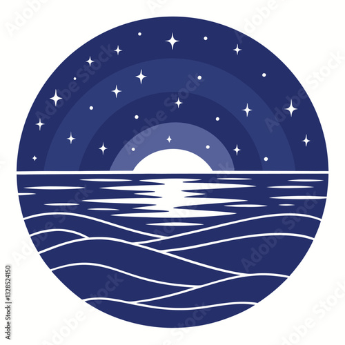 Atlantic cod design vector style.