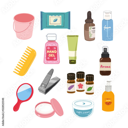 Random example stickers for personal care