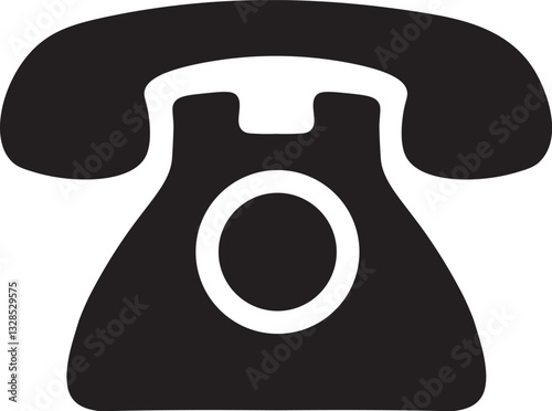 Telephone icon design.