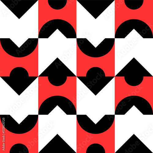 Abstract geometric seamless...