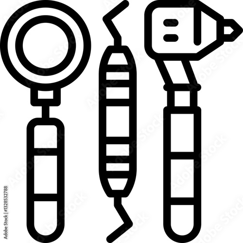 Dental equipment icon