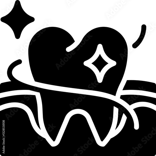 Dental floss icon