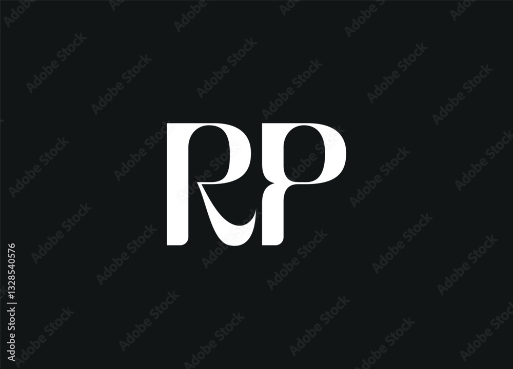 RP letter logo design and initial logo design