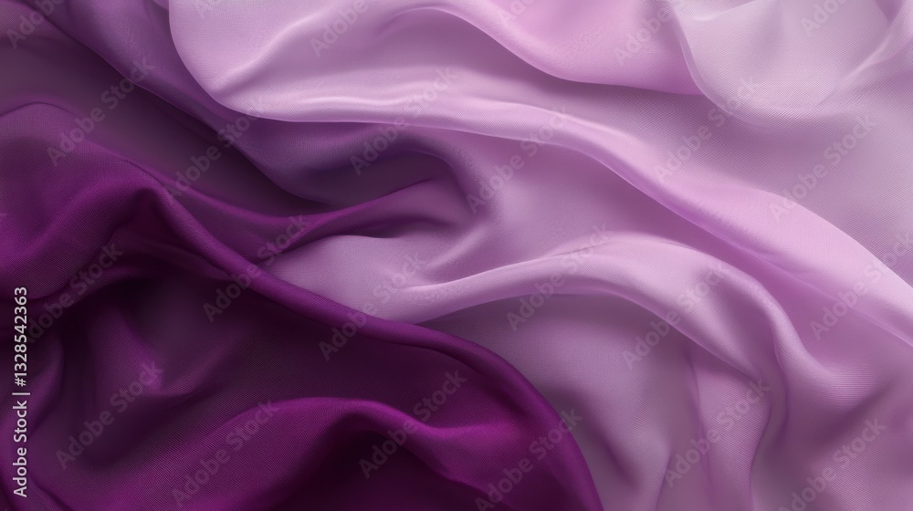 Obraz premium A gradient from dark plum to soft lavender. Featuring deep plum tones blending into gentle lavender hues
