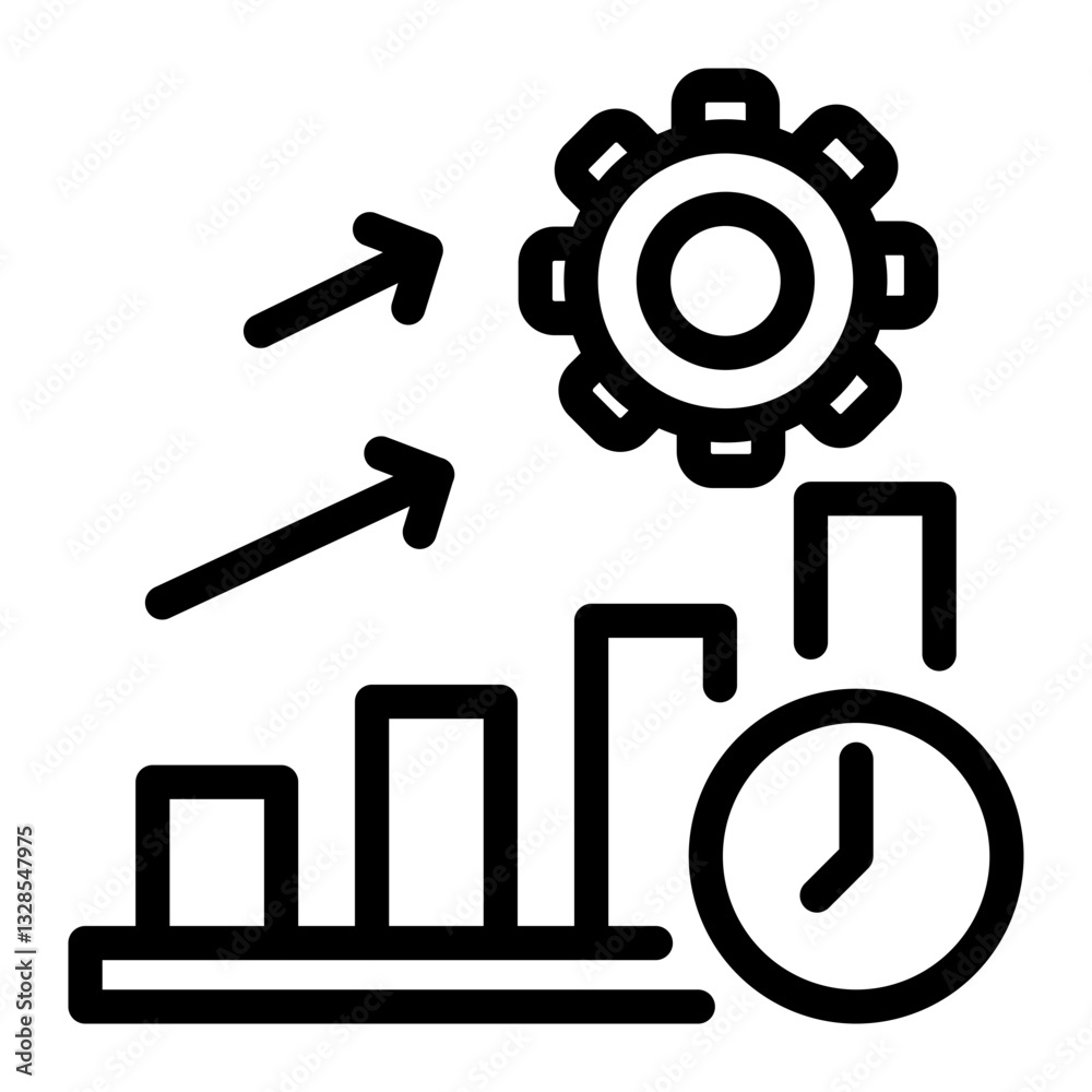 This Process Improvement icon is suitable for Business, Business Operation, etc This Process Improvement icon is suitable for Business, Business Operation, etc