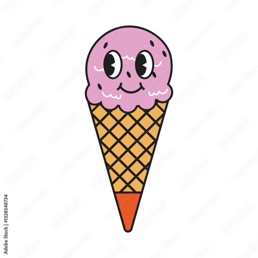 Retro Groovy Ice Cream Retro Groovy Ice Cream