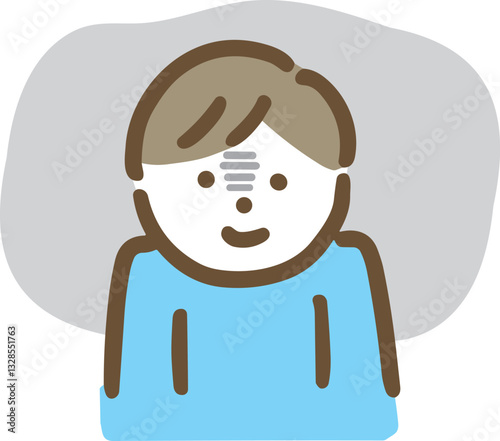 笑顔で静かに激怒している男性