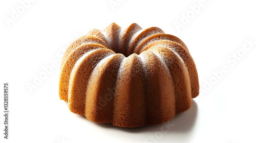 Wallpaper Mural Bundt cake isolated on white background Torontodigital.ca
