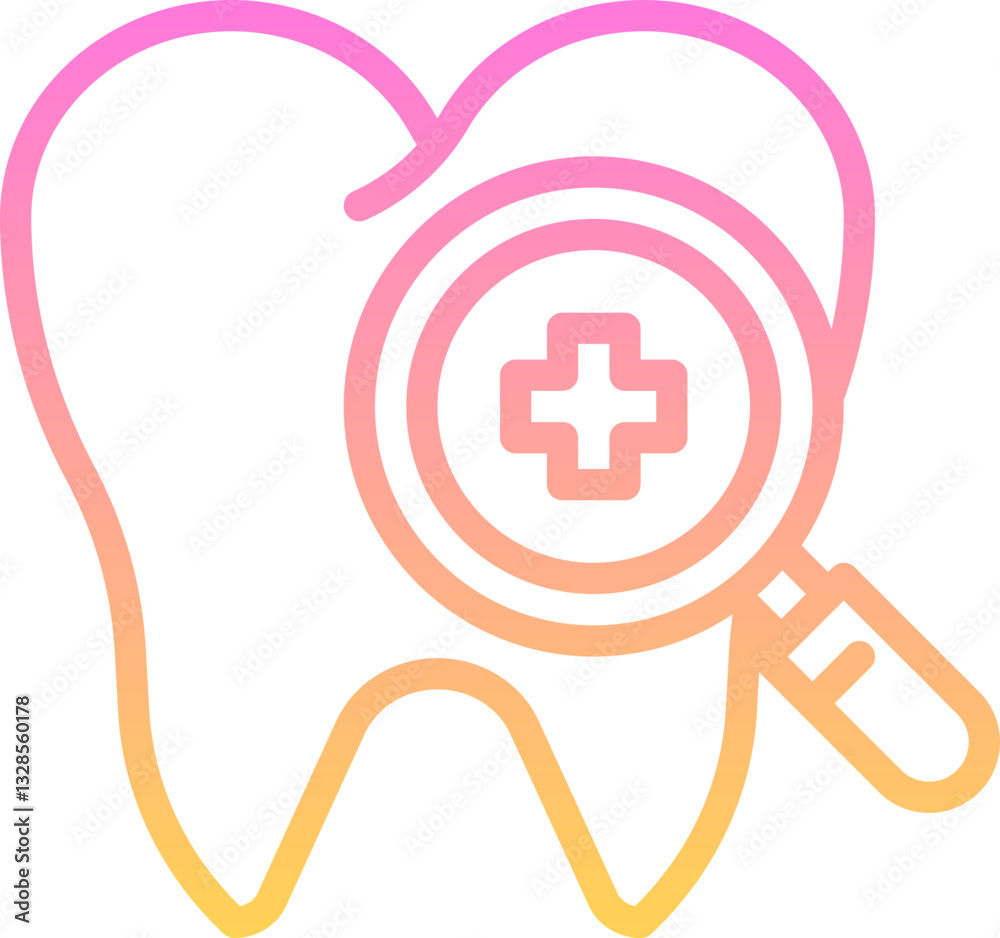 Obraz premium Dental care icon