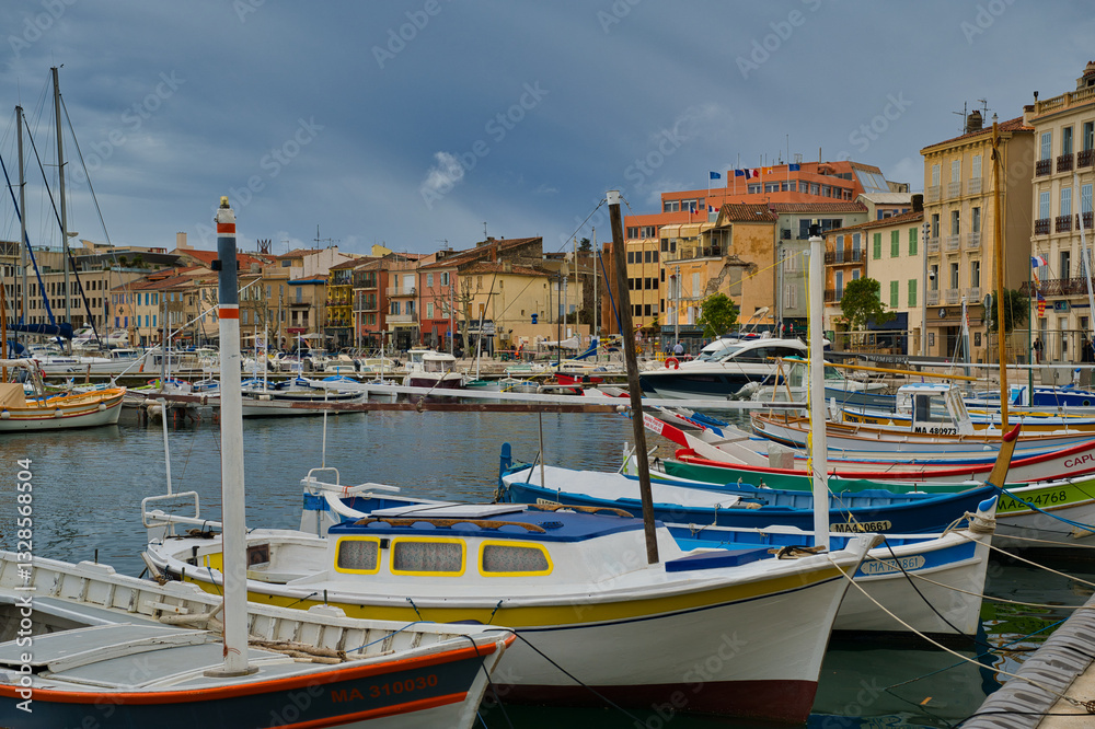 Fototapeta premium Hafen von La Ciotat an der Cote d'Azur