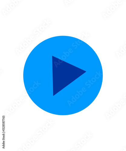 Free Download play button icon with two tone - GFXLoad