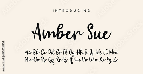 Amber Sue - Cute Unique Playful Handwritten Font
