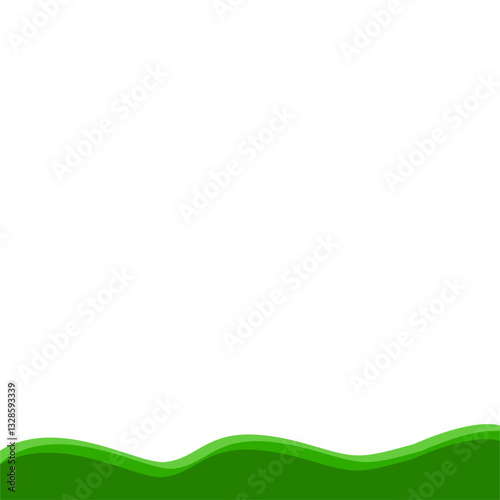 Green bottom border
