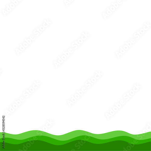 Green bottom border