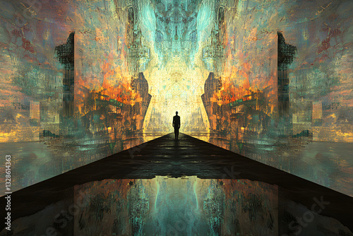 Journey of Self-Discovery Amidst Technological Shadows