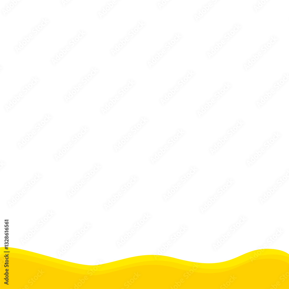 Yellow bottom border