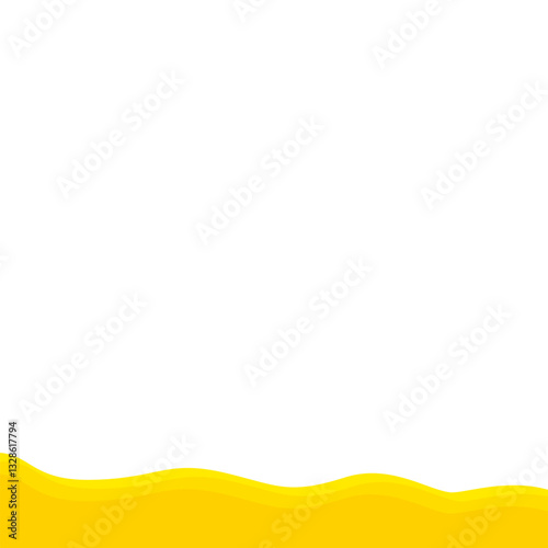 Yellow bottom border