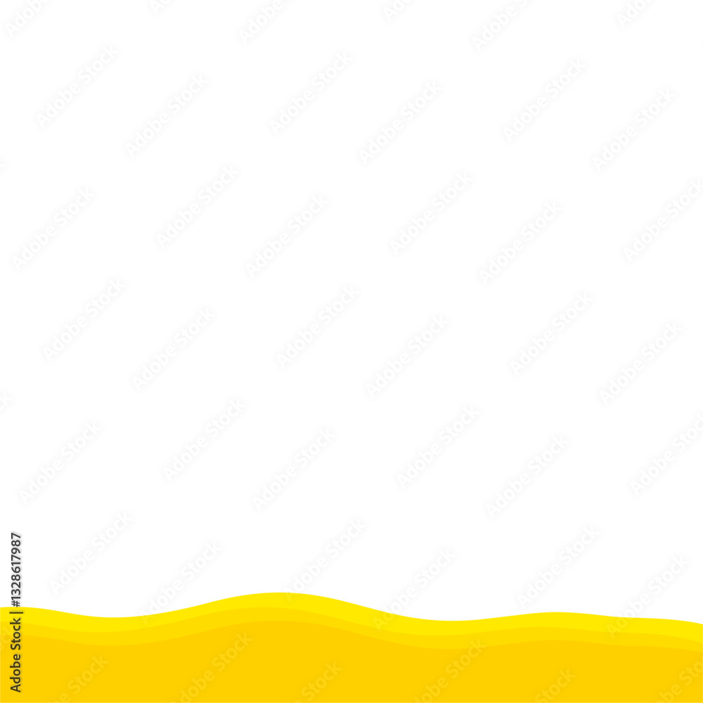 Yellow bottom border