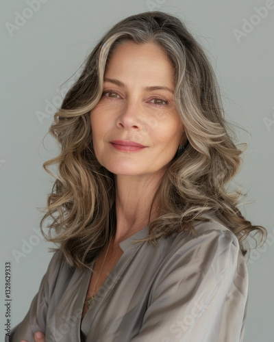 close up of young beautiful woman face
