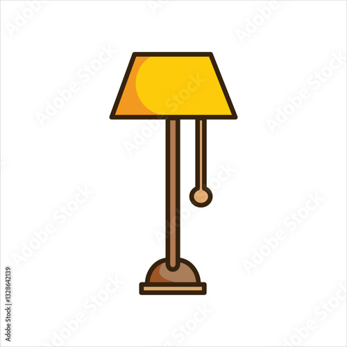 Stylish Standing Lamp With Warm Light