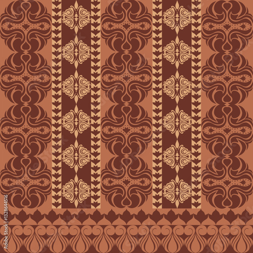 Luxury Damask Pattern – Elegant Ornate Design for High-End Interiors and Fashion Indulge in timeless sophistication with this exquisite damask pattern, meticulously crafted