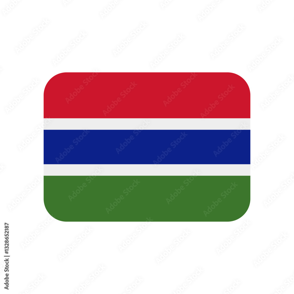 Fototapeta premium Gambia Flag