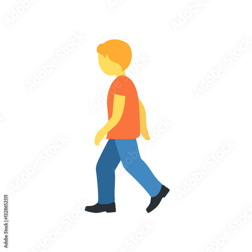 Man Walking Forward
