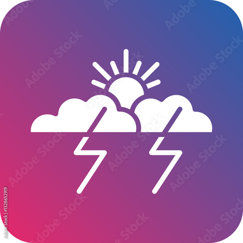 Storm Vector Icon Style