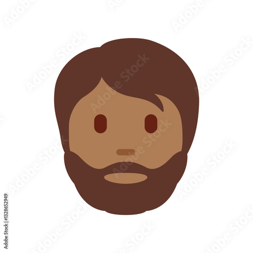 Bearded Man Face

