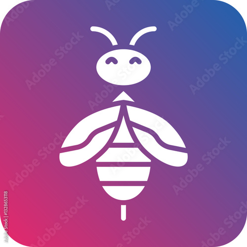 Bee Vector Icon Style