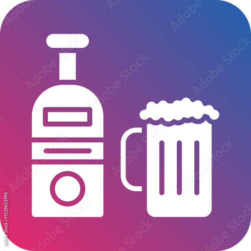 Alcohol Vector Icon Style