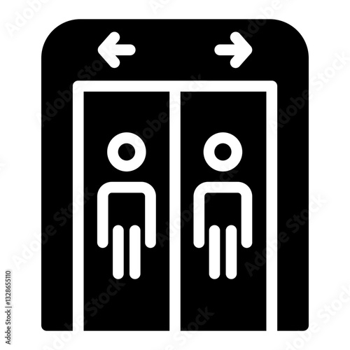 toilet Solid icon