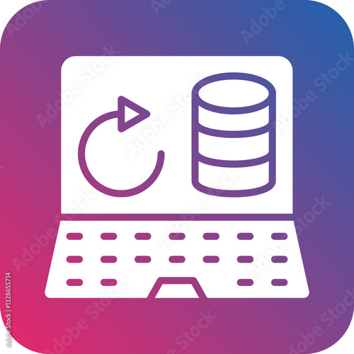 Data Portability Vector Icon Style