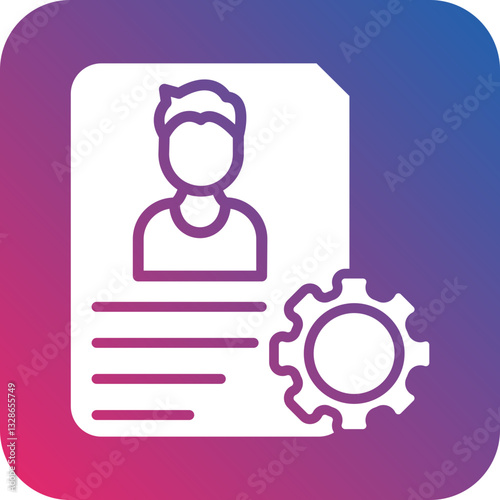 De Identification Vector Icon Style