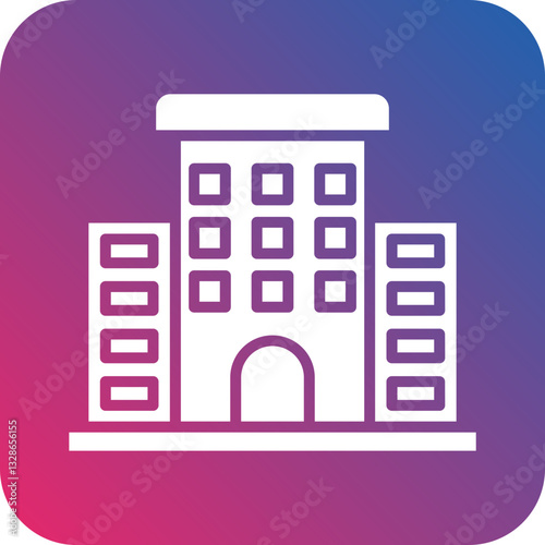 Main Establishment Vector Icon Style