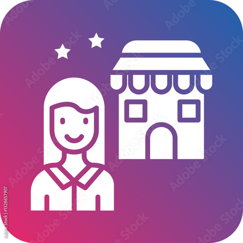 Influencer Marketplace Vector Icon Style