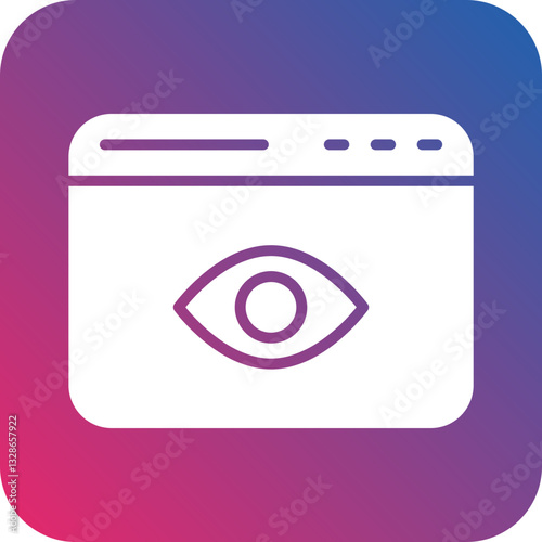 Views Vector Icon Style