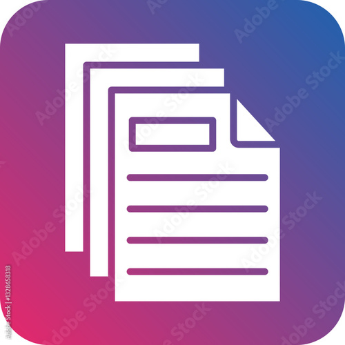 Documents Vector Icon Style
