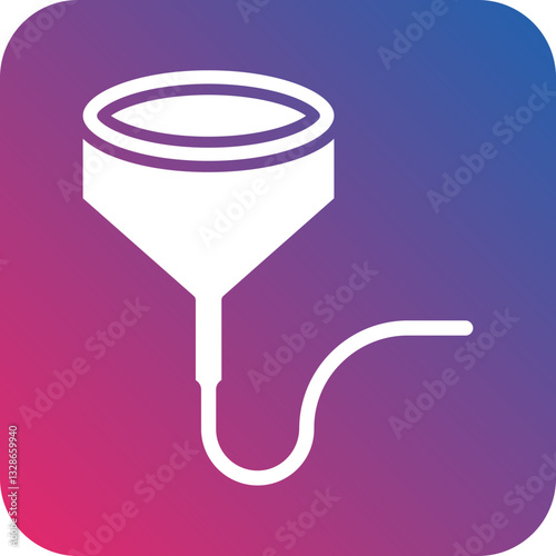 Beer Bong Vector Icon Style