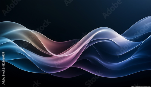Abstract Waves Background Dynamic Flow Design