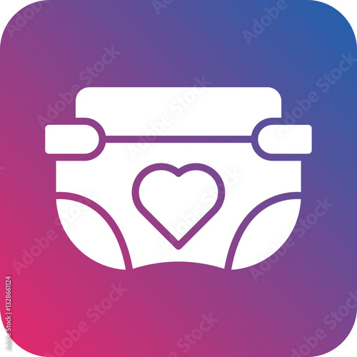 Diapers Vector Icon Style